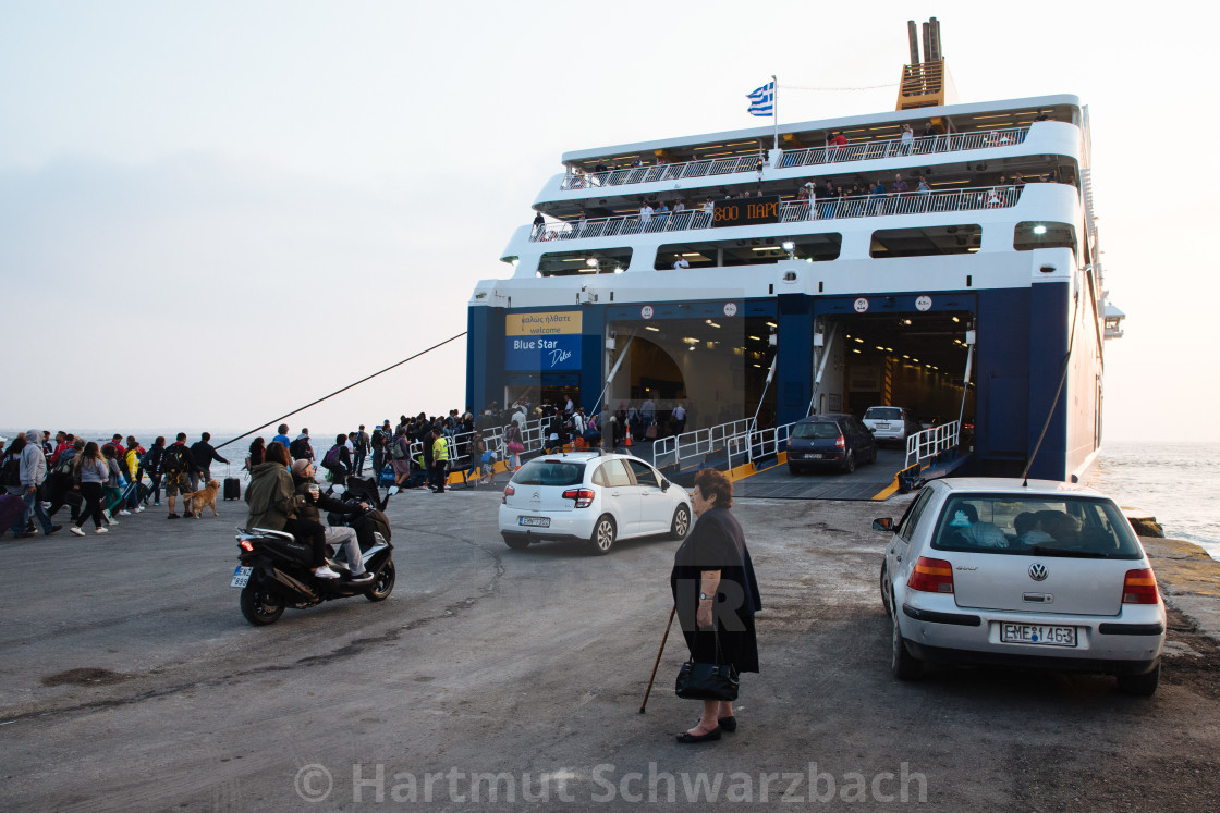 "Naxos Stadt, Chora" stock image