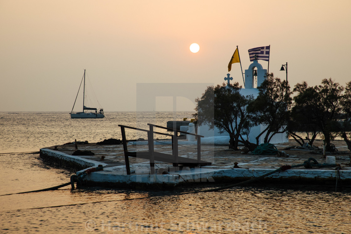 "Naxos Stadt, Chora" stock image