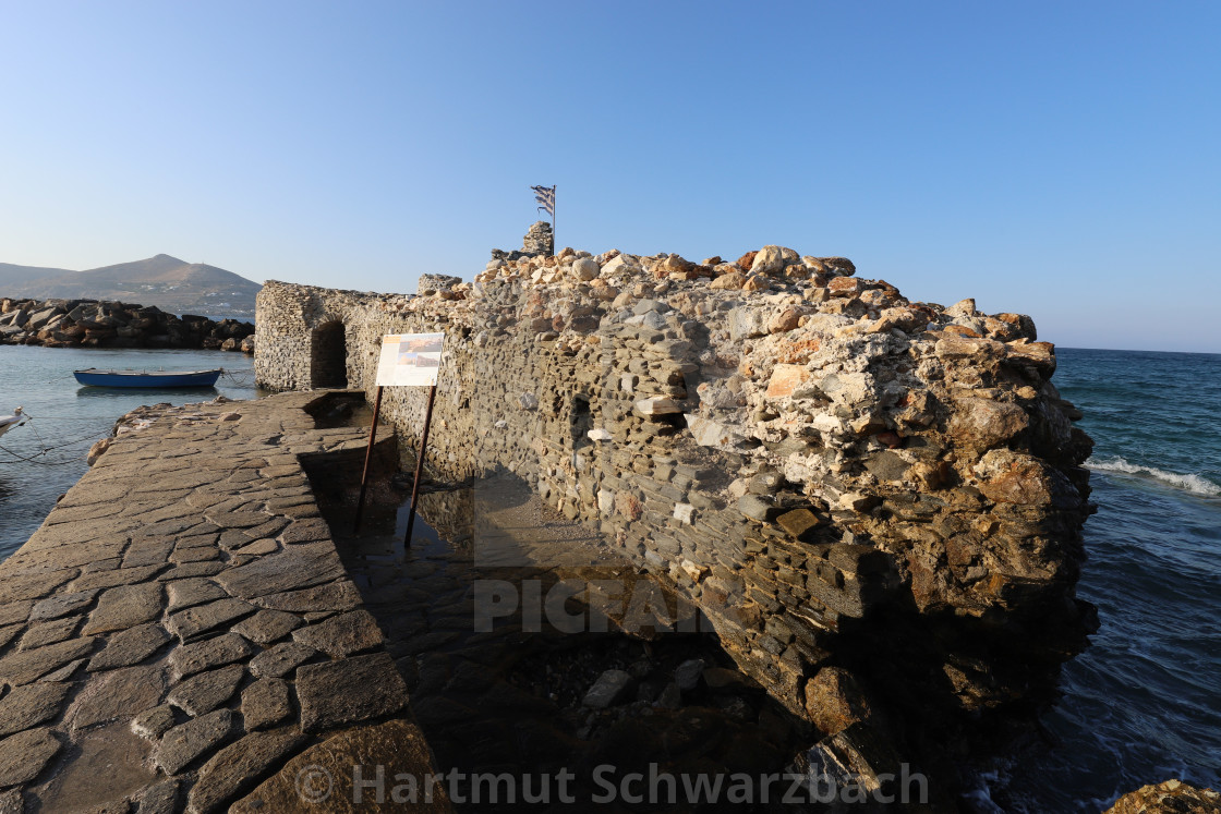 "Idyllischer Hafen von Naoussa" stock image