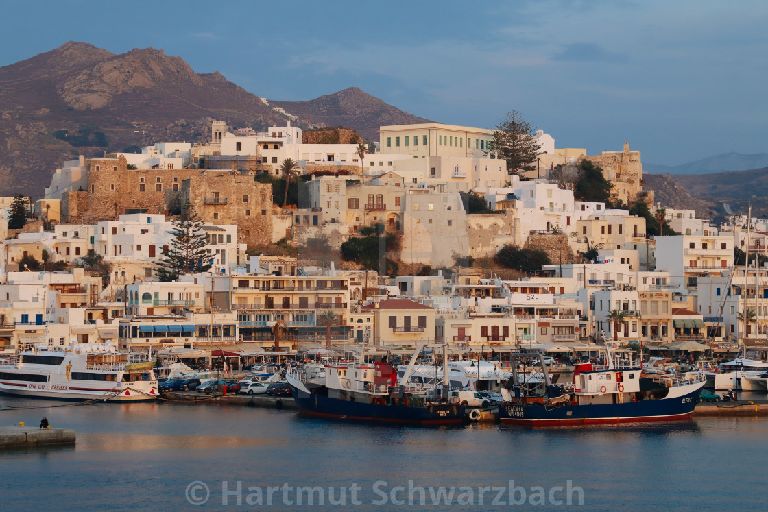 "Naxos Stadt, Chora" stock image