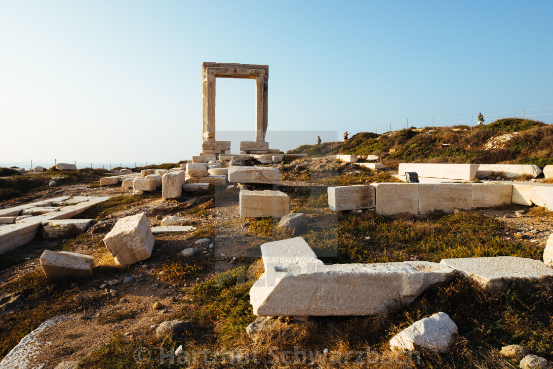 "Naxos Stadt, Chora" stock image