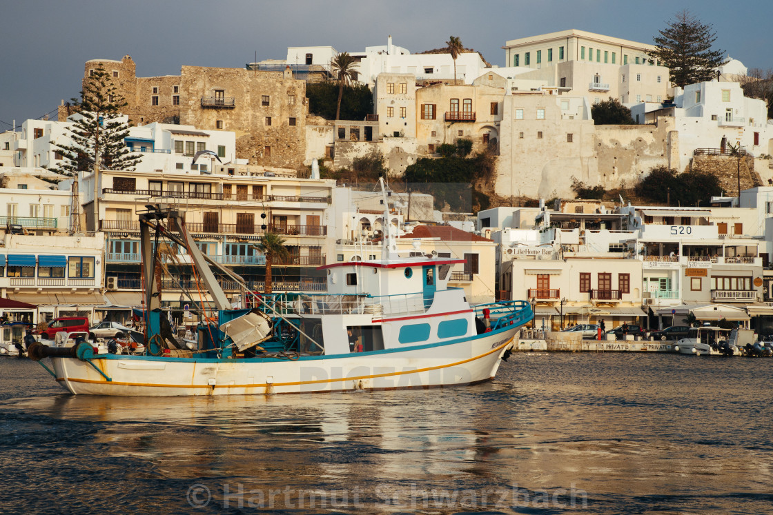 "Naxos Stadt, Chora" stock image