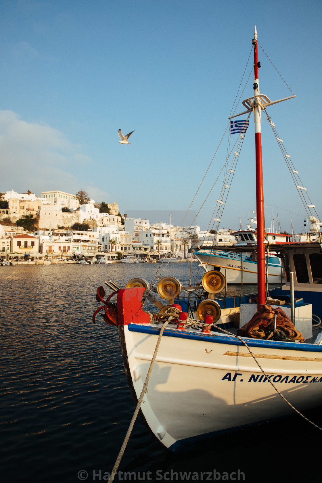 "Naxos Stadt, Chora" stock image