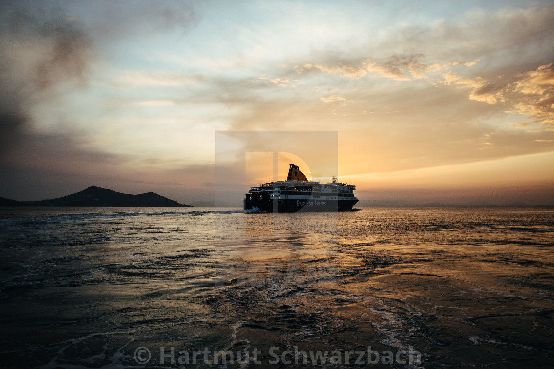 "Naxos Stadt, Chora" stock image