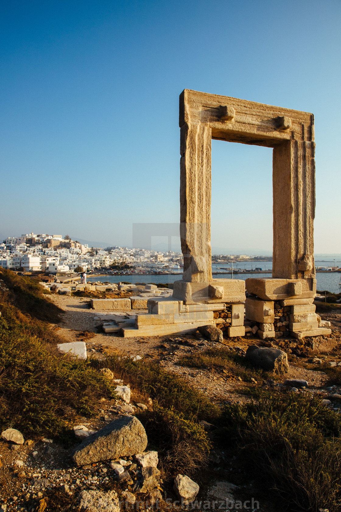 "Naxos Stadt, Chora" stock image