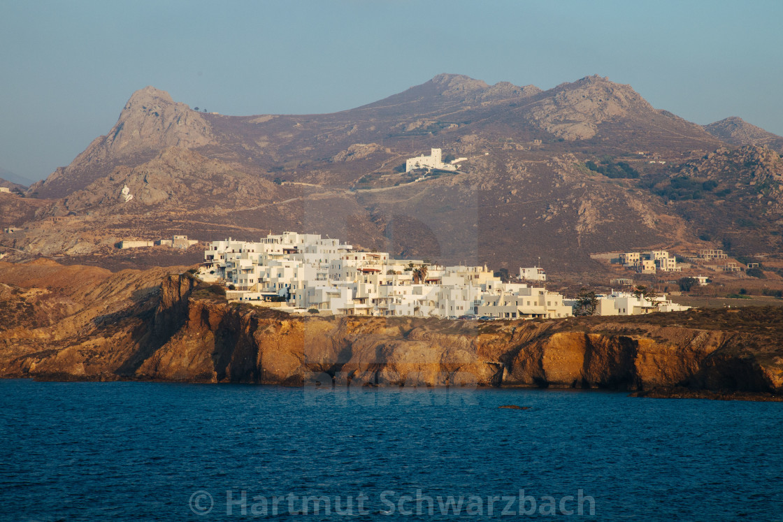 "Naxos Stadt, Chora" stock image