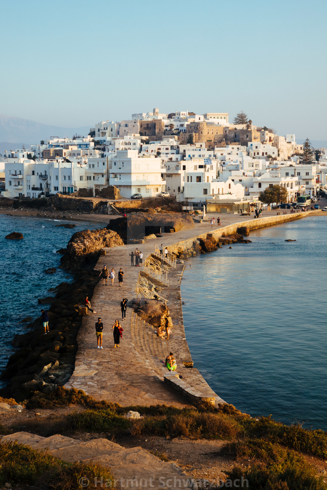 "Naxos Stadt, Chora" stock image