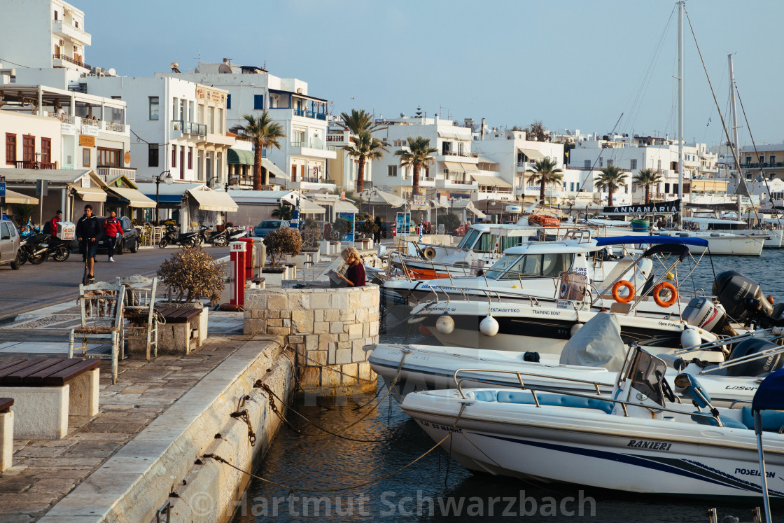 "Naxos Stadt, Chora" stock image