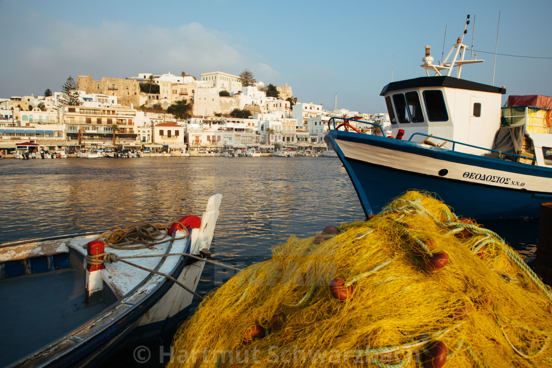 "Naxos Stadt, Chora" stock image