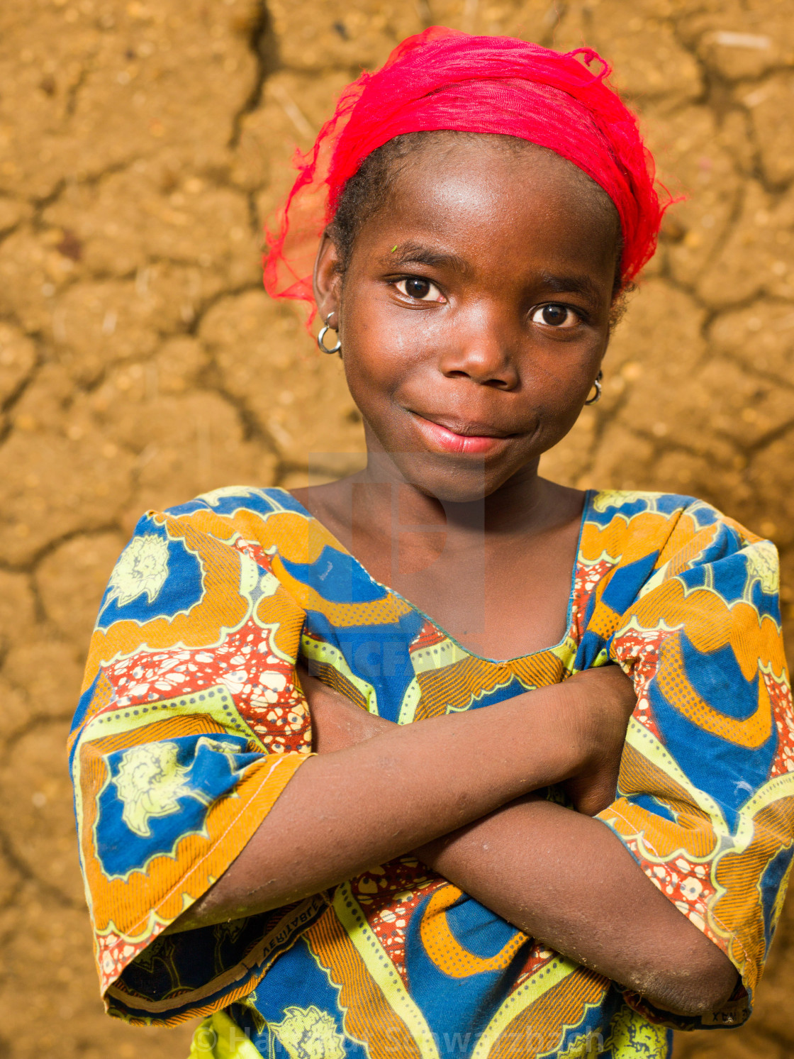 "Traditional Village in the Sahel Zone - Niger" stock image