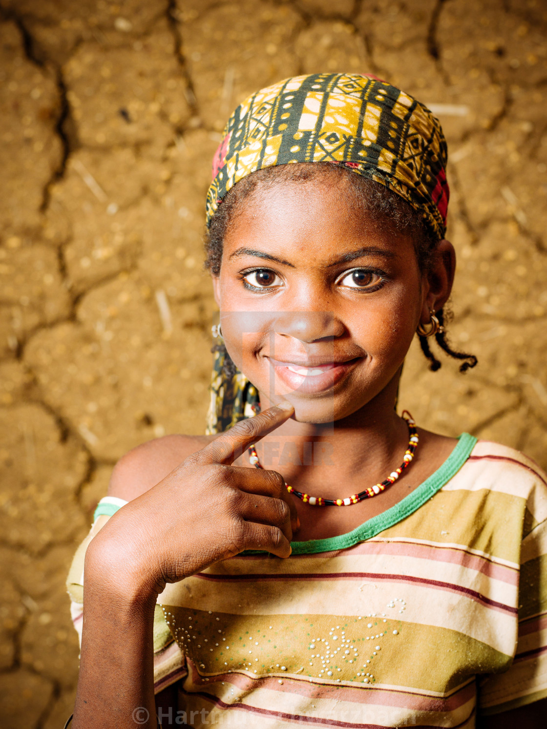 "Traditional Village in the Sahel Zone - Niger" stock image