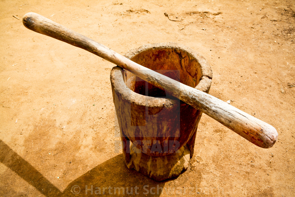 "Traditional Village in the Sahel Zone - Niger" stock image