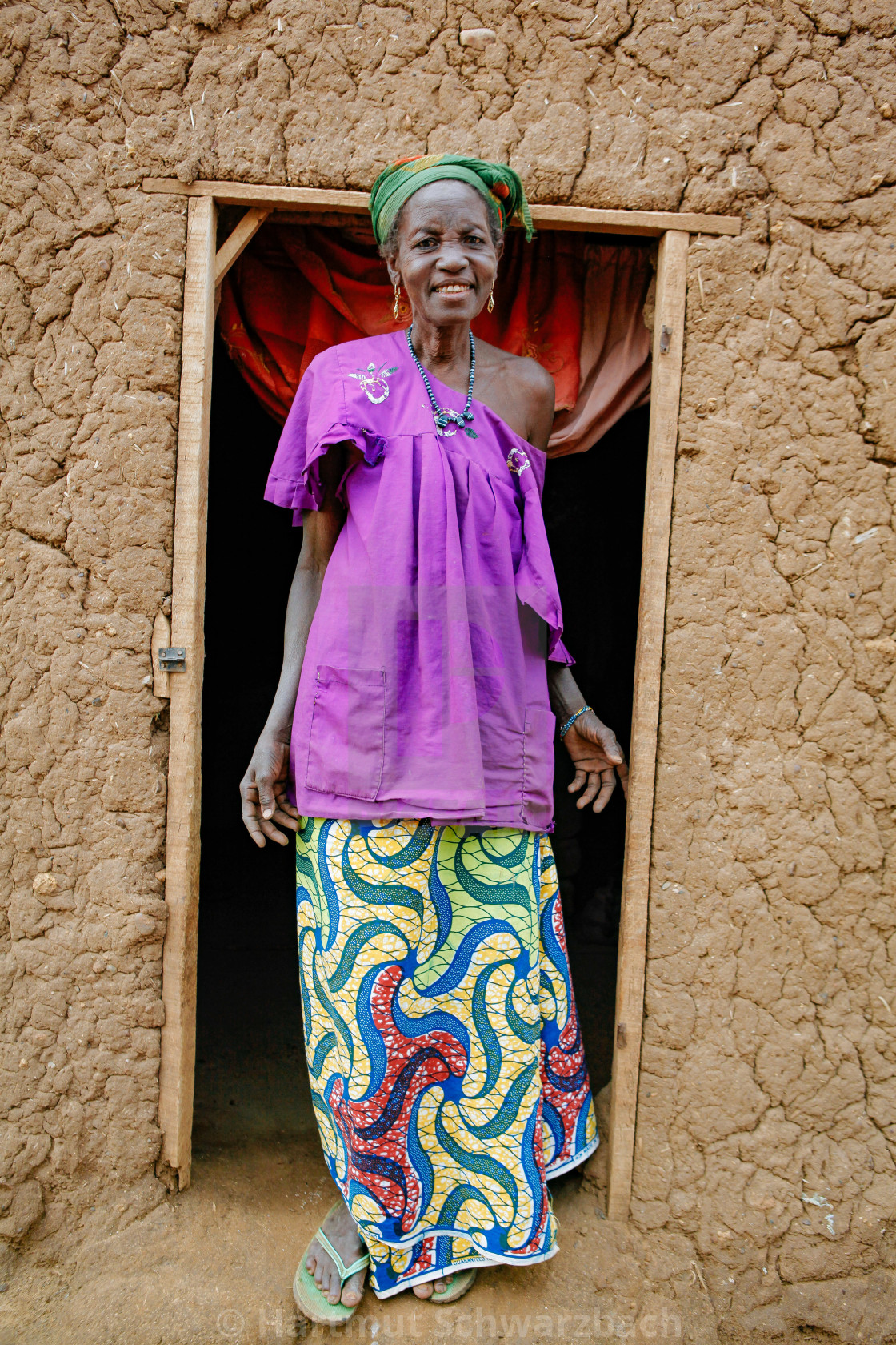 "Traditional Village in the Sahel Zone - Niger" stock image