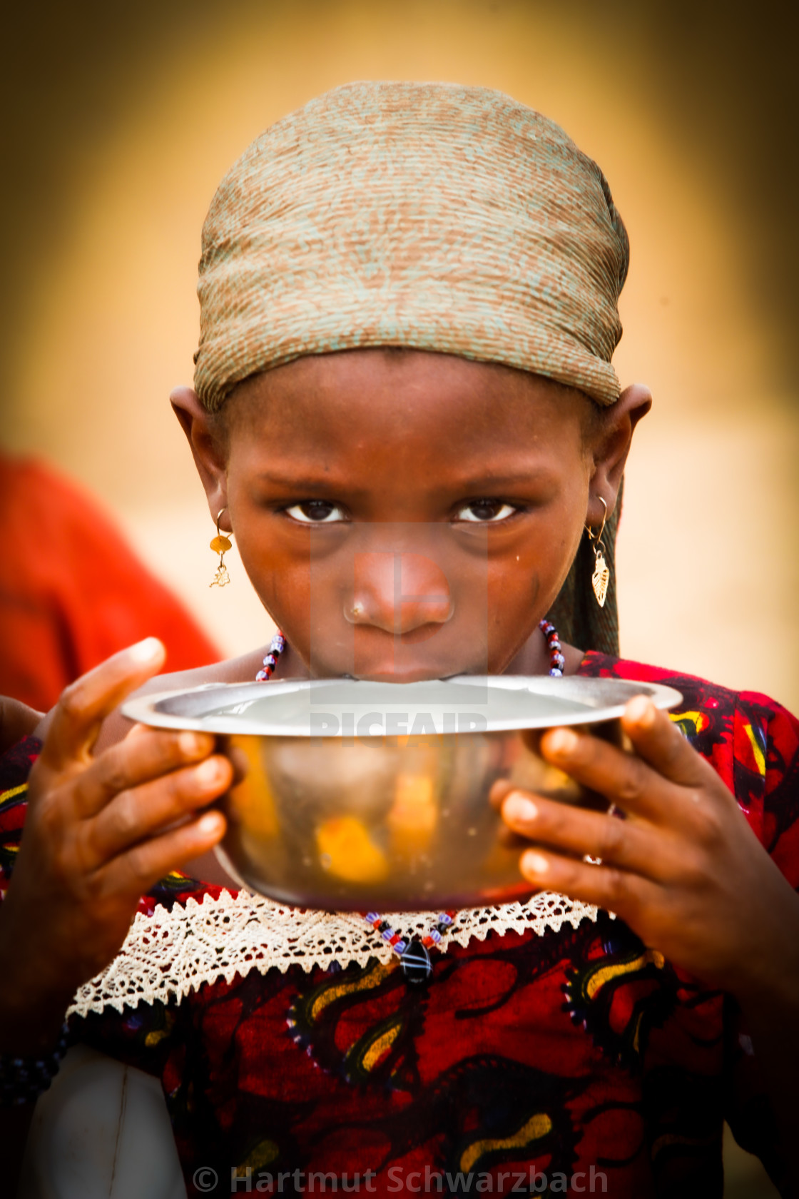 "Traditional Village in the Sahel Zone - Niger" stock image