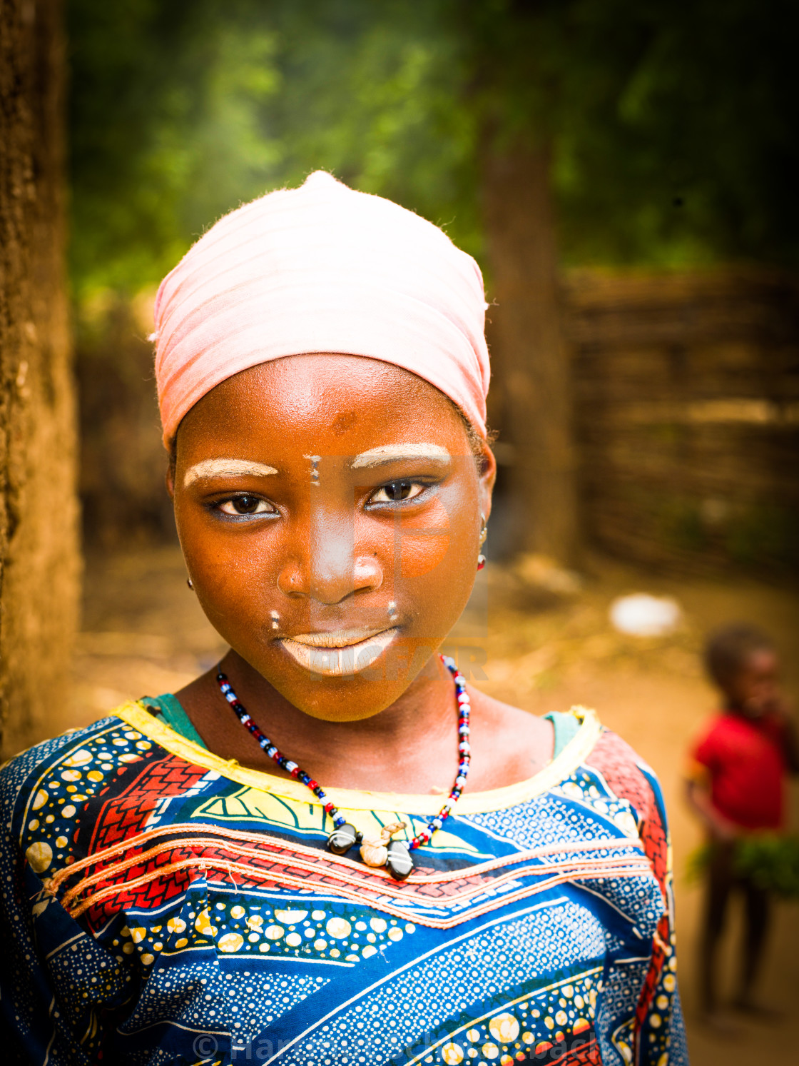 "Traditional Village in the Sahel Zone - Niger" stock image