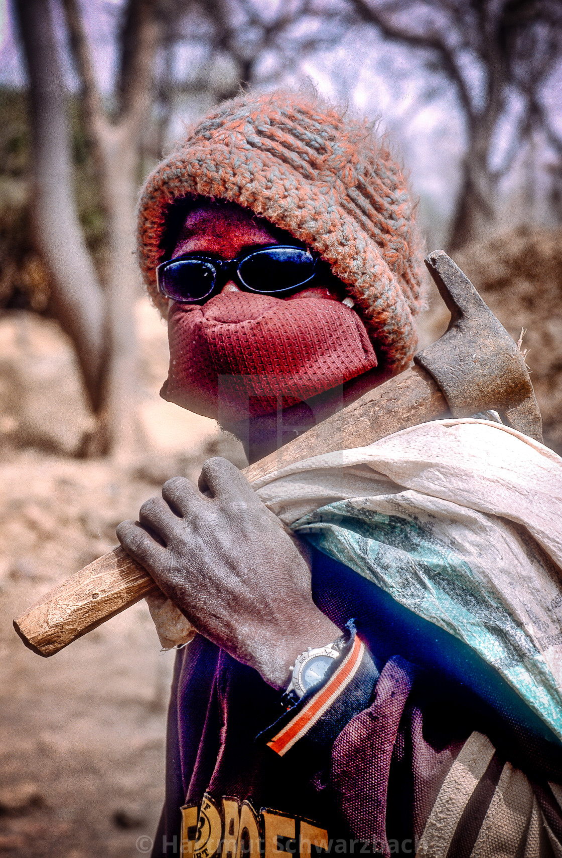 "Small Scale Mining in Burkina Faso - Gold im Kleinbergbau" stock image