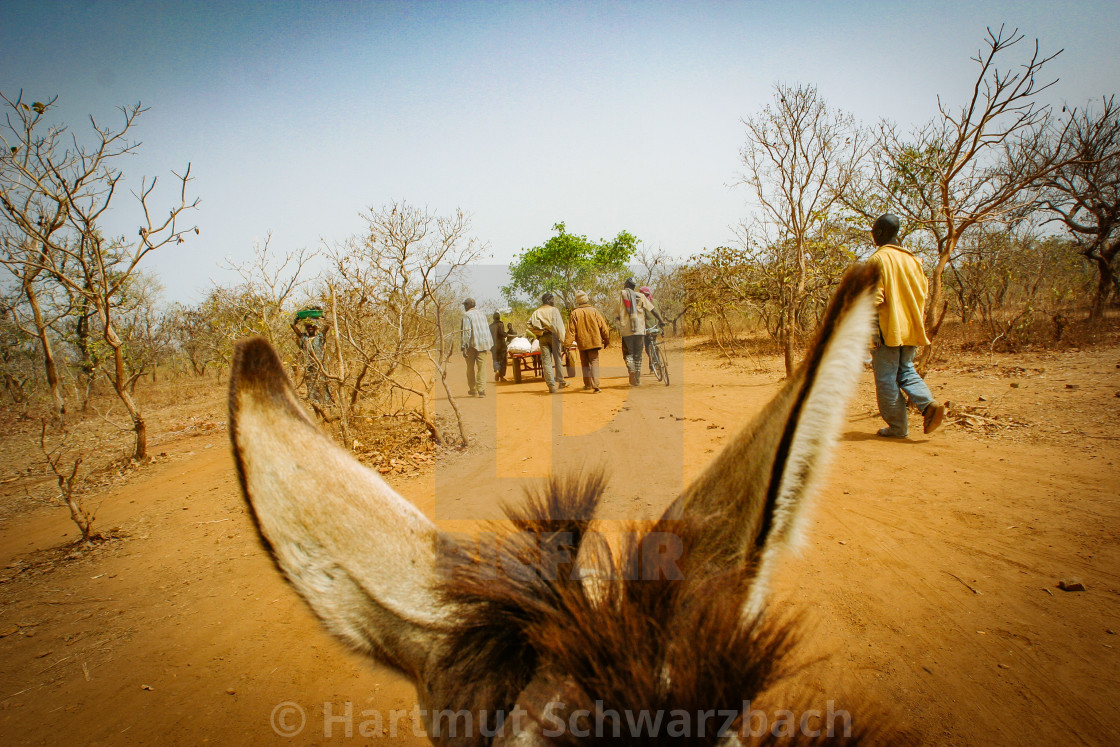 "Small Scale Mining in Burkina Faso - Gold im Kleinbergbau" stock image