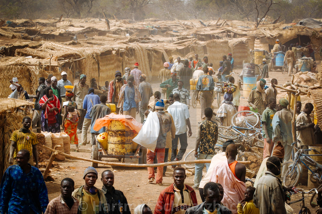 "Small Scale Mining in Burkina Faso - Gold im Kleinbergbau" stock image