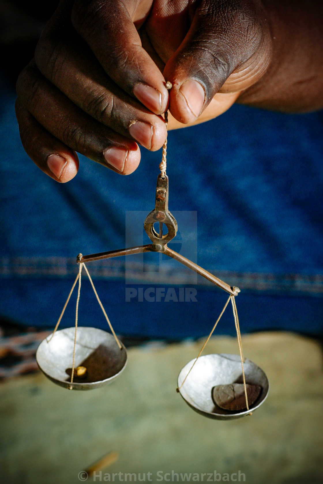 "Small Scale Mining in Burkina Faso - Gold im Kleinbergbau" stock image