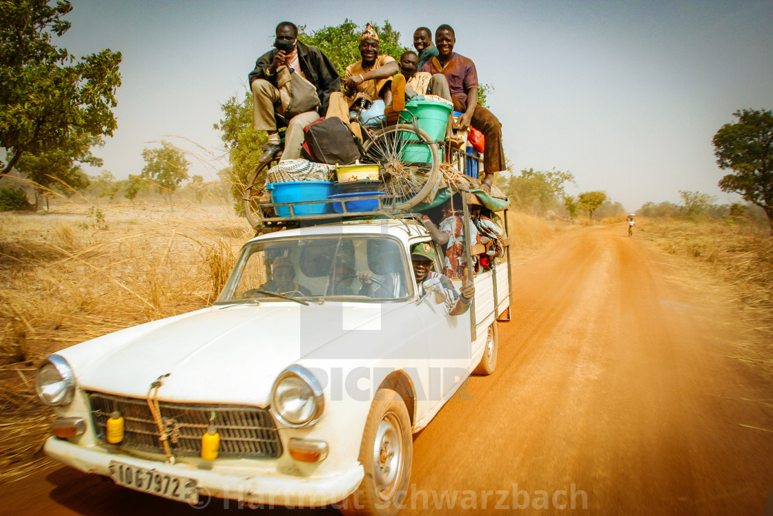 "Small Scale Mining in Burkina Faso - Gold im Kleinbergbau" stock image