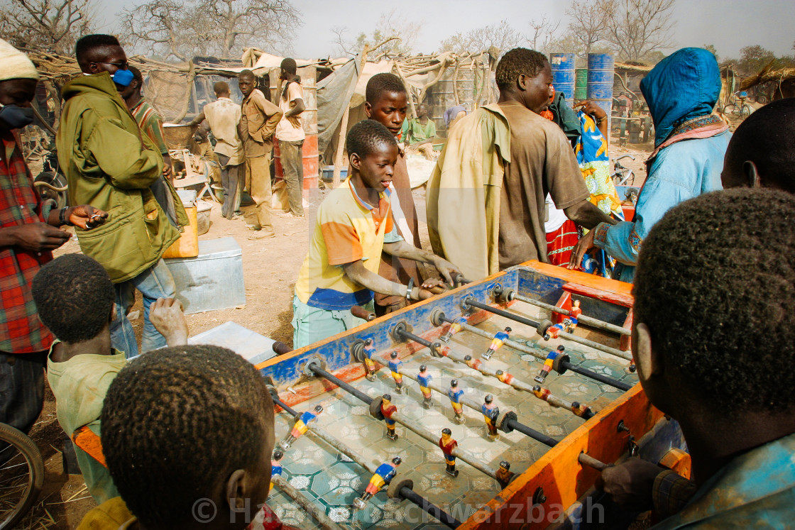 "Small Scale Mining in Burkina Faso - Gold im Kleinbergbau" stock image