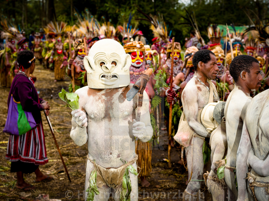 "Mount Hagen Sing Sing Cultural Show in Papua New Guinea" stock image