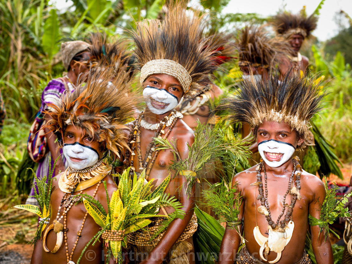 "Mount Hagen Sing Sing Cultural Show in Papua New Guinea" stock image