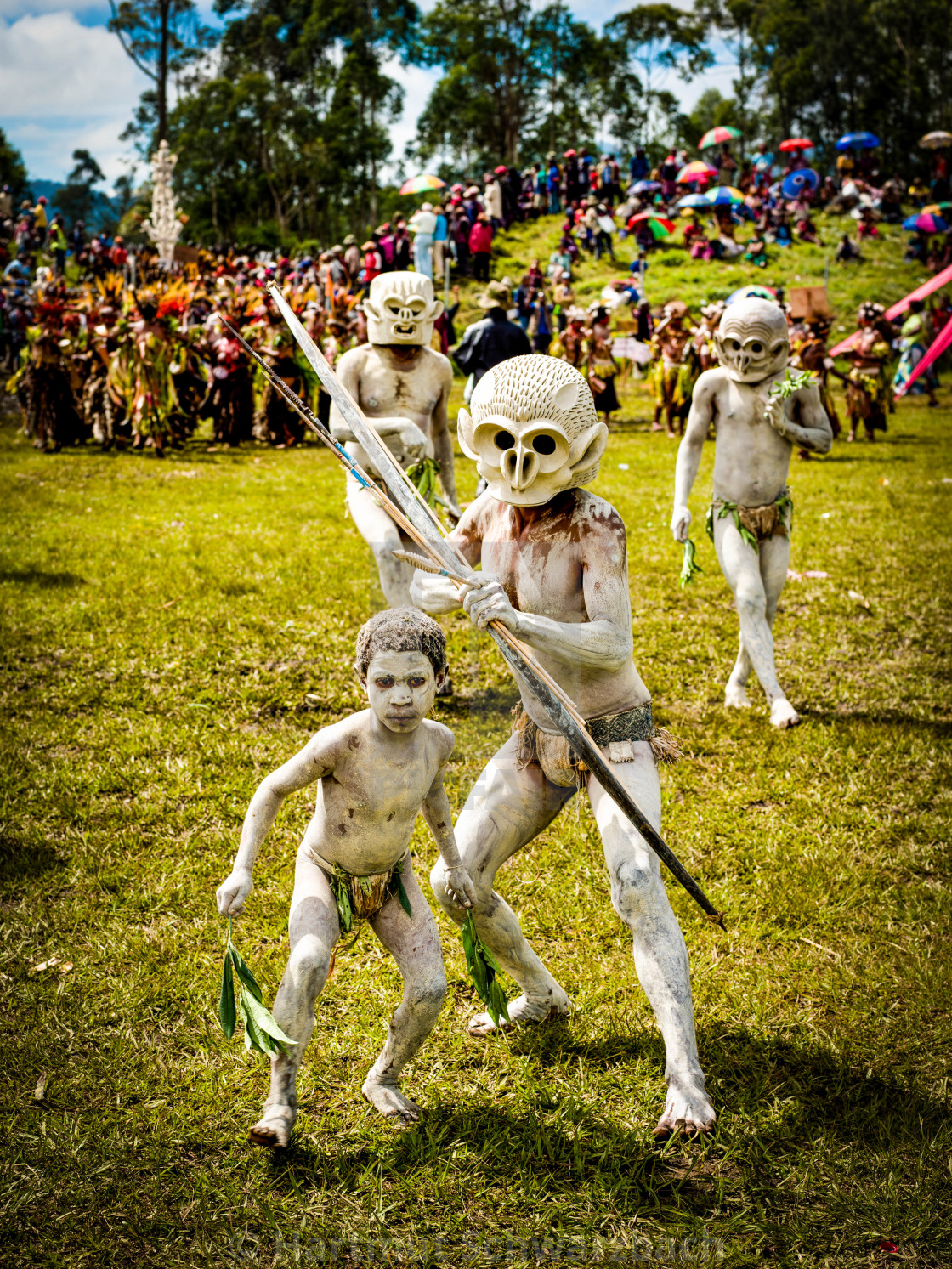 "Mount Hagen Sing Sing Cultural Show in Papua New Guinea" stock image