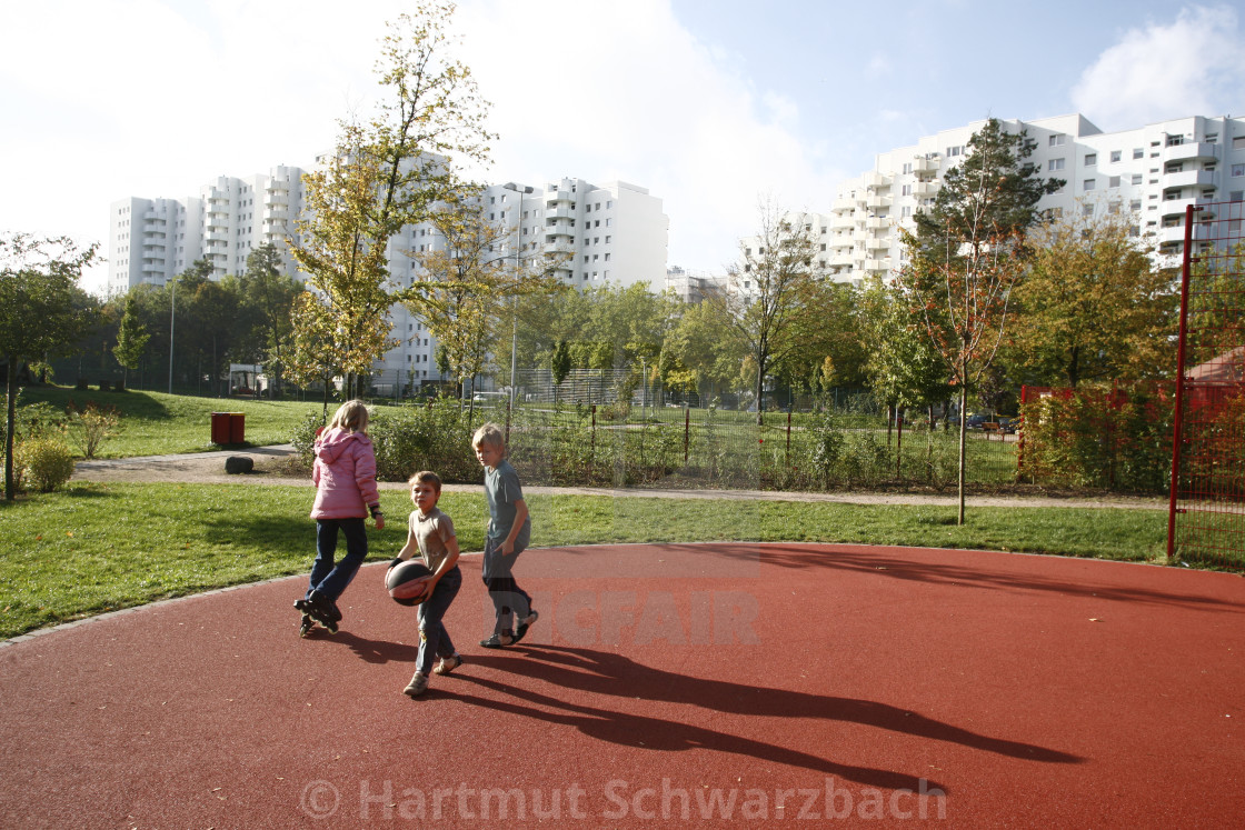 "Child Poverty in Germany (model released)" stock image