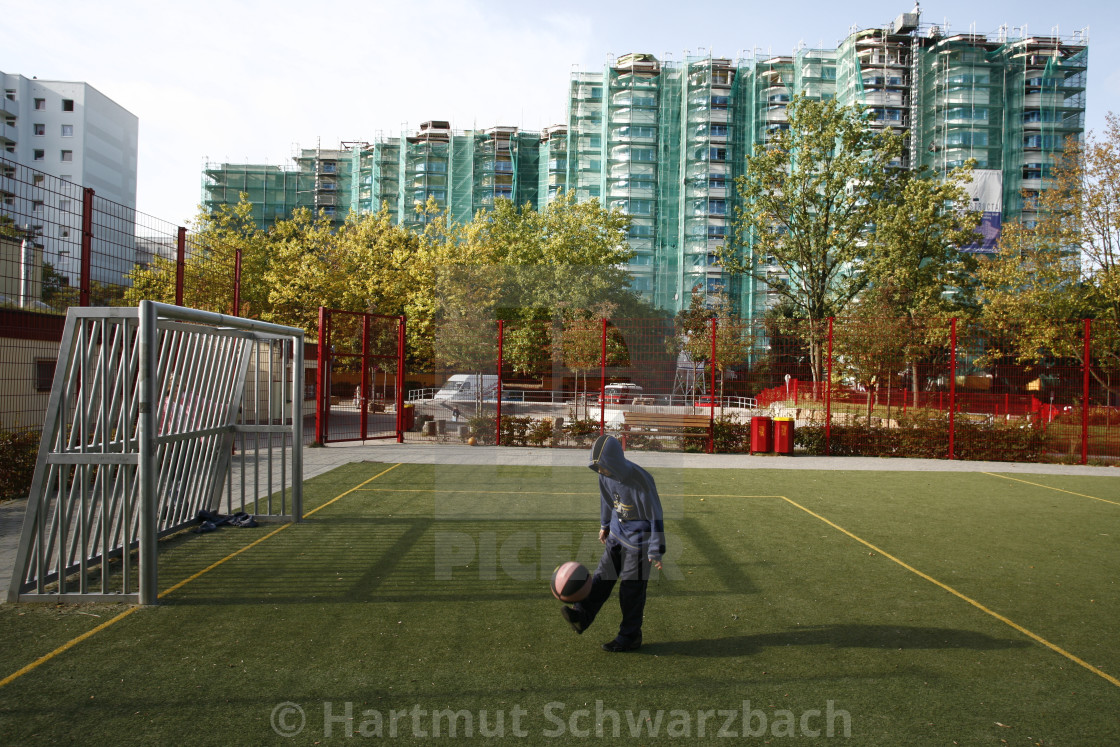 "Child Poverty in Germany (model released)" stock image