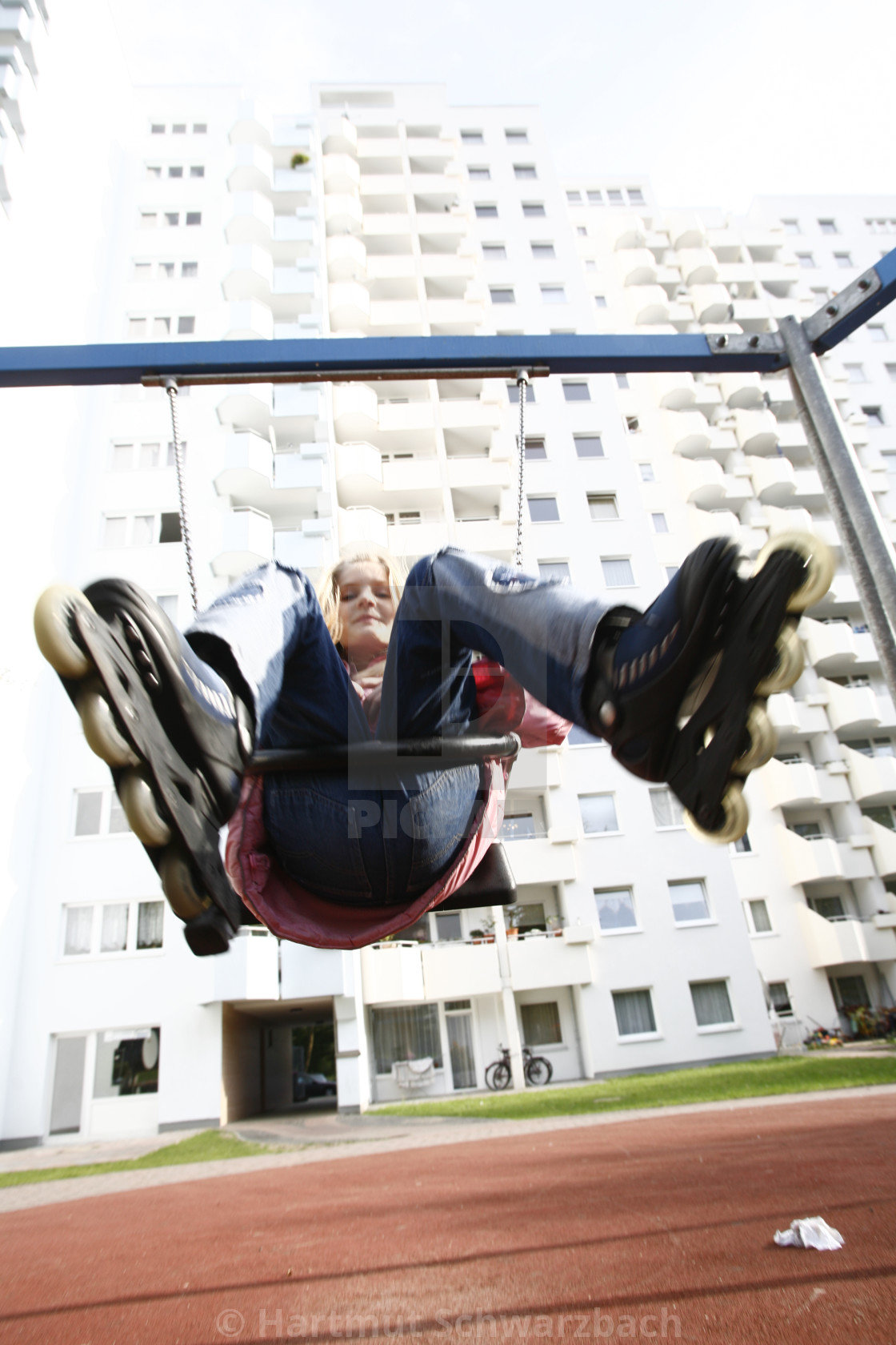 "Child Poverty in Germany (model released)" stock image