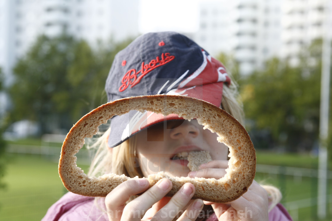 "Child Poverty in Germany (model released)" stock image