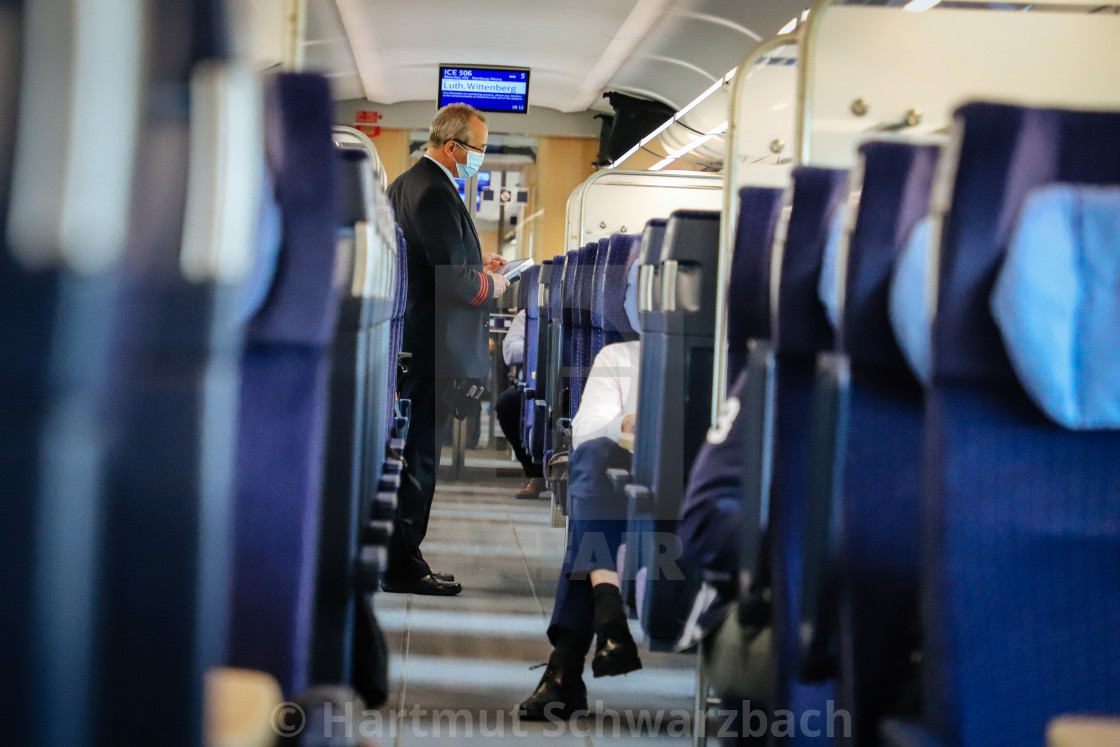 "Travelling during the Corona Pandemic and Crisis" stock image