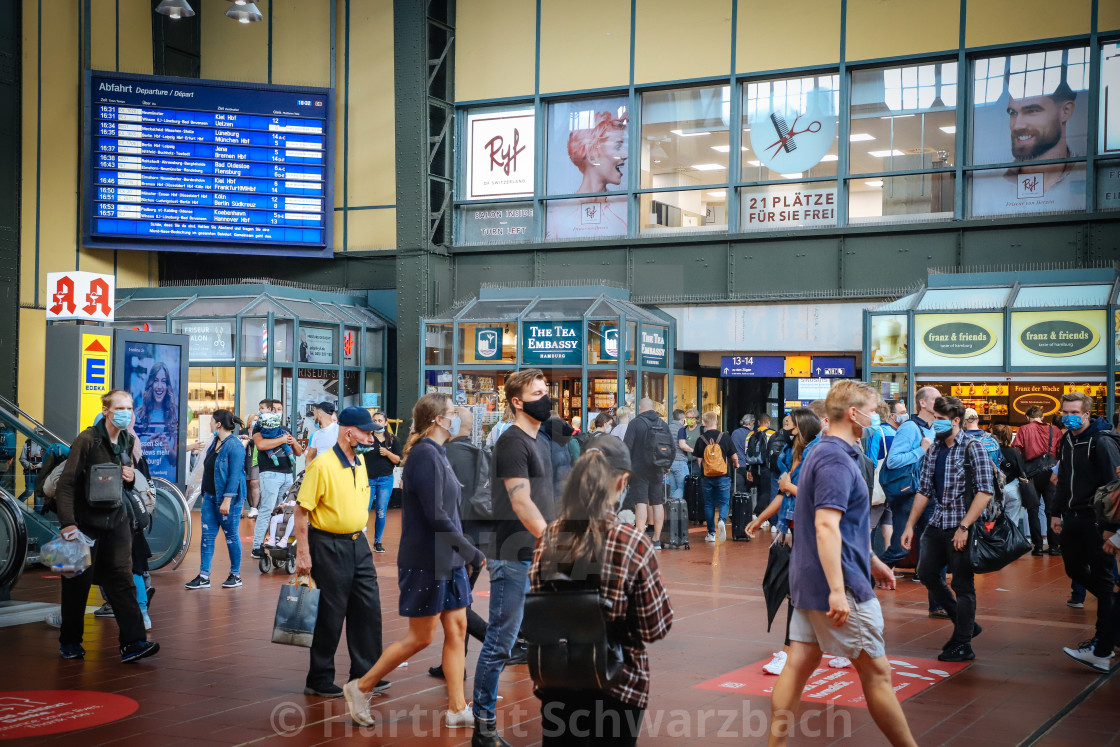 "Travelling during the Corona Pandemic and Crisis" stock image