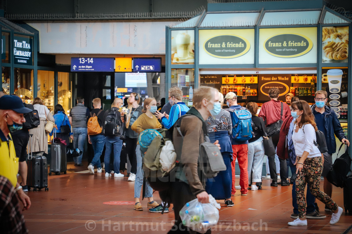 "Travelling during the Corona Pandemic and Crisis" stock image