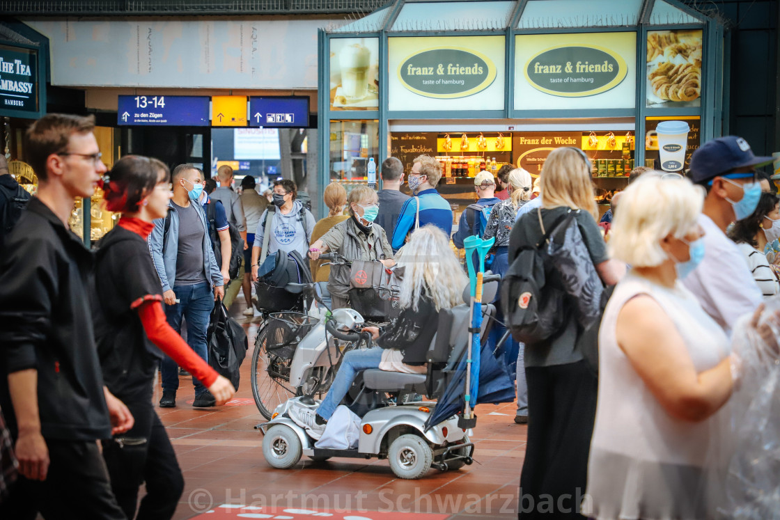 "Travelling during the Corona Pandemic and Crisis" stock image