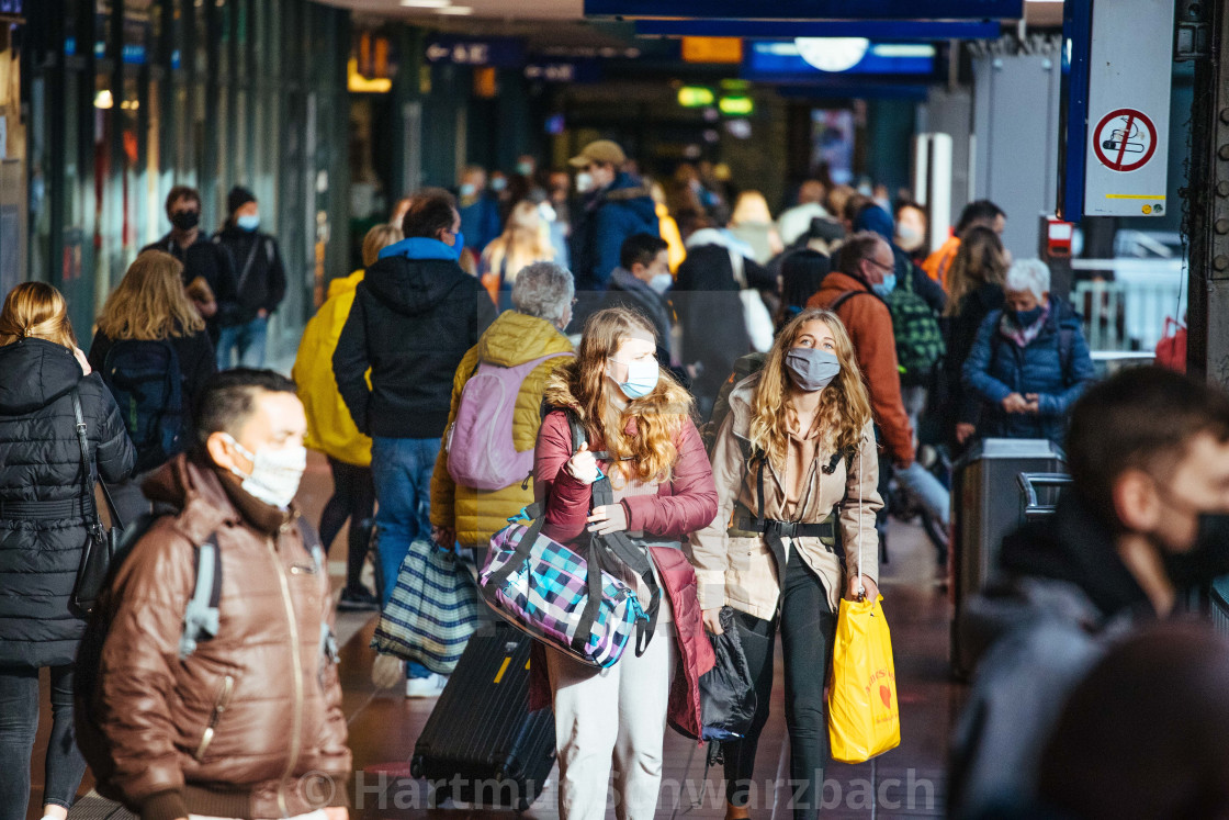 "Travelling during the Corona Pandemic and Crisis" stock image