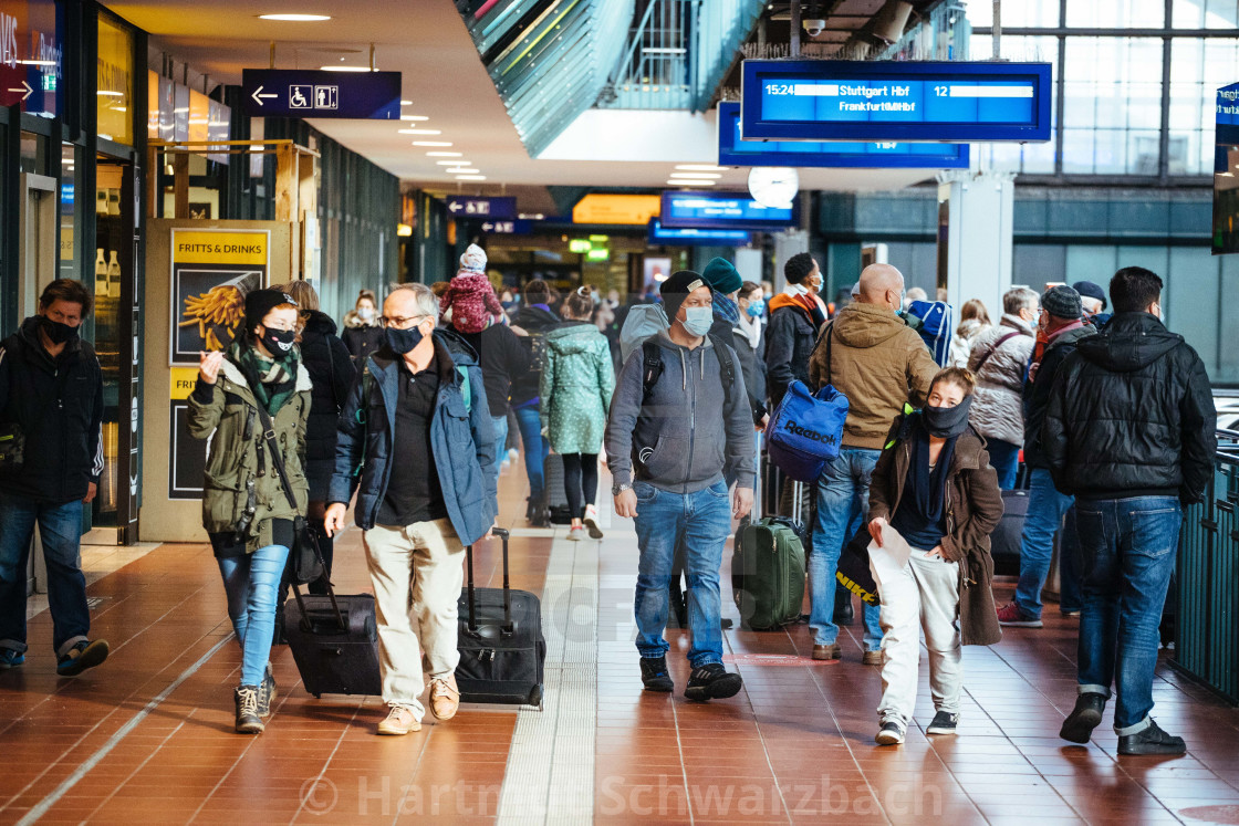 "Travelling during the Corona Pandemic and Crisis" stock image