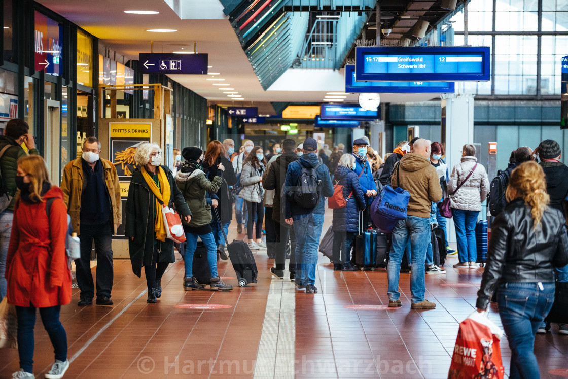 "Travelling during the Corona Pandemic and Crisis" stock image