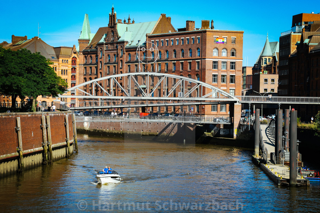 "Hamburger Speicherstadt" stock image