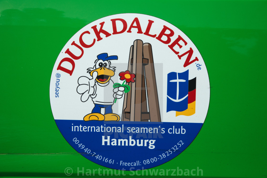 "Deutsche Seemannsmission, Duckdalben" stock image