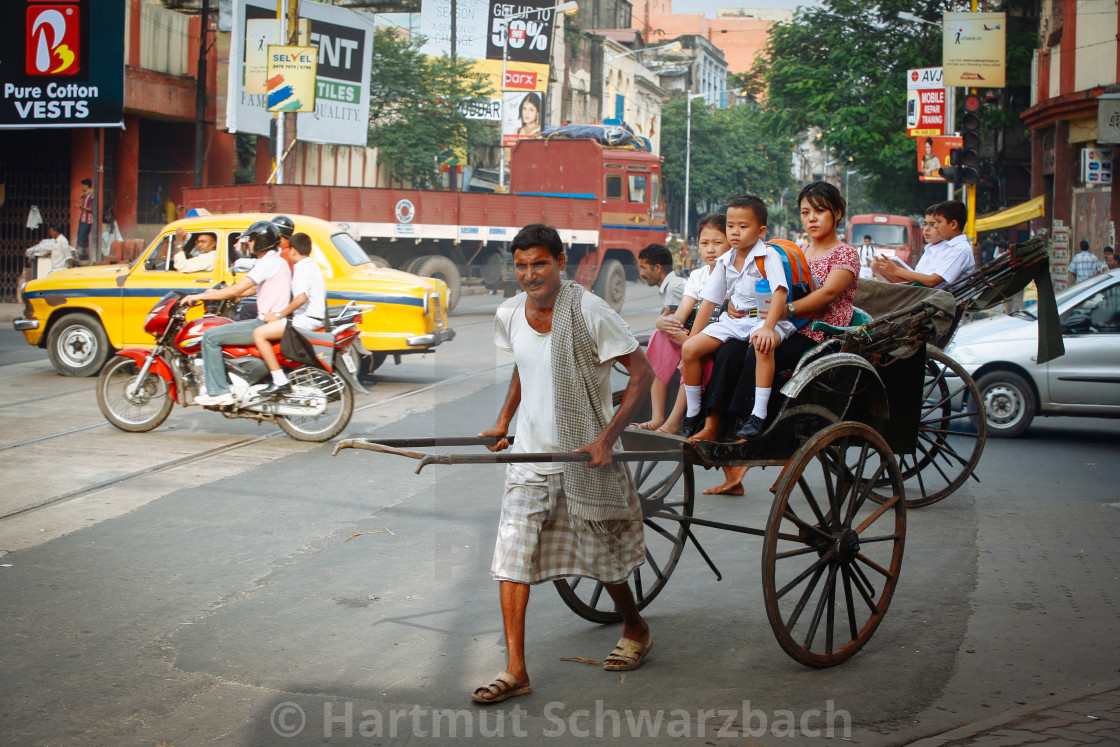 "Street Photograpy in Kolkata" stock image