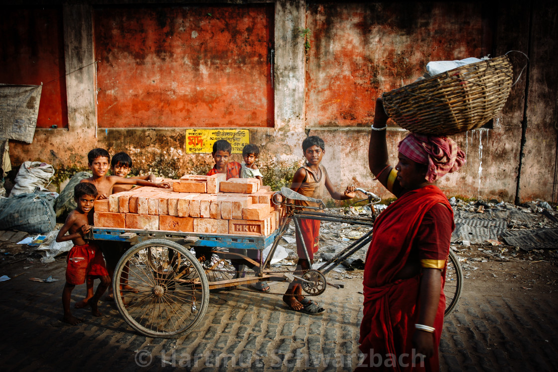 "Street Photography Kolkata, former Calcutta" stock image