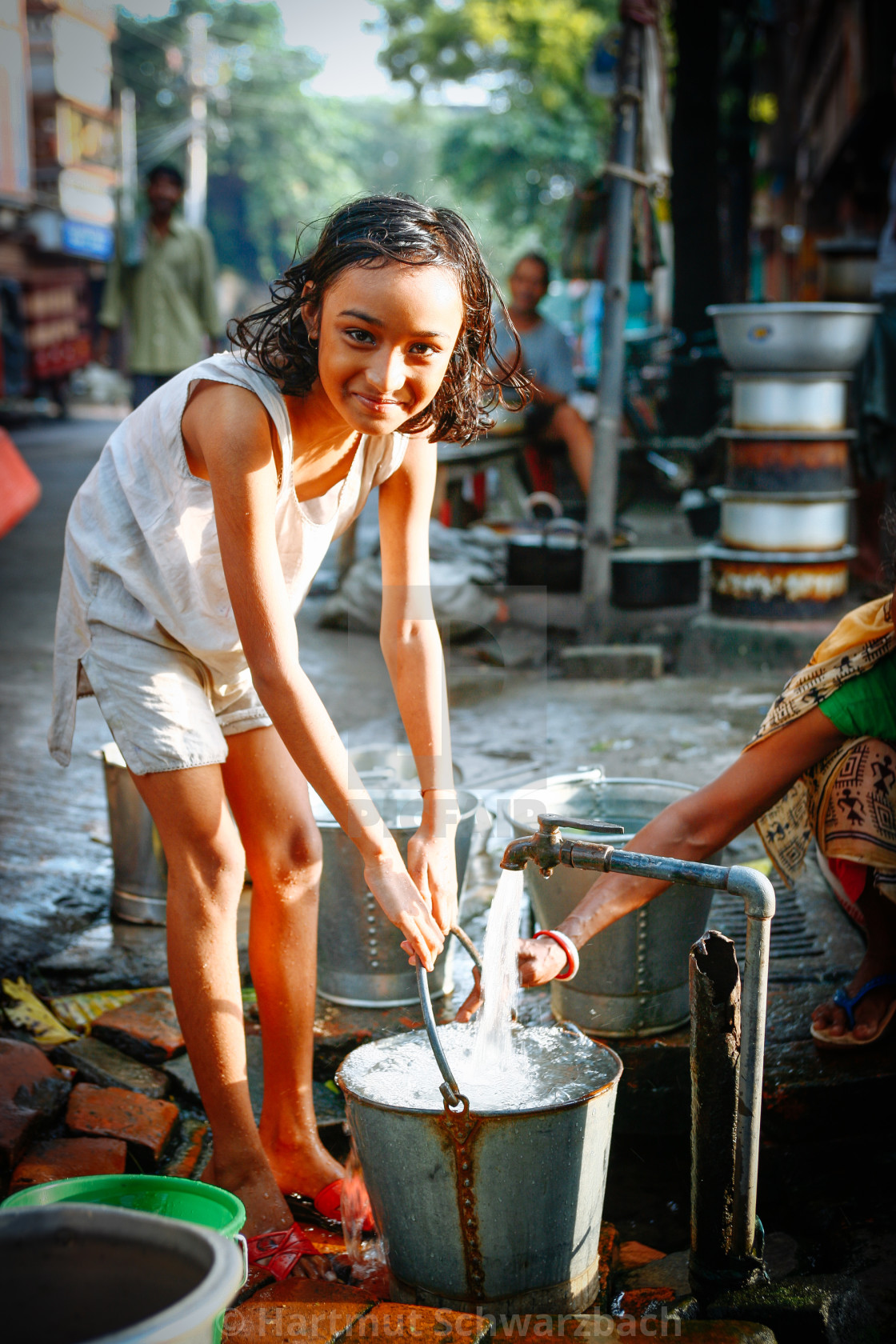 "Street Photography in Kolkata" stock image