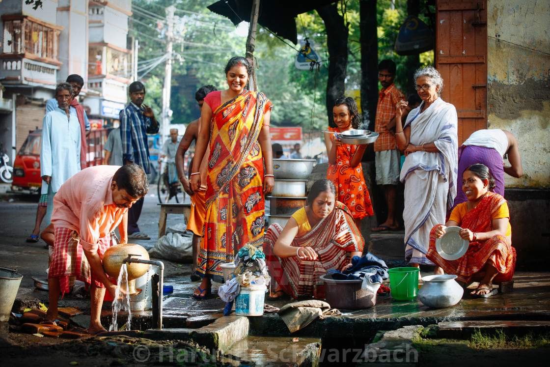 "Street Photography in Kolkata" stock image