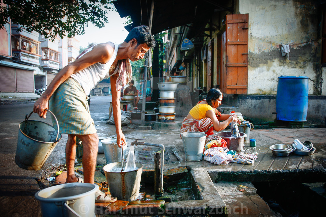 "Street Photography in Kolkata" stock image