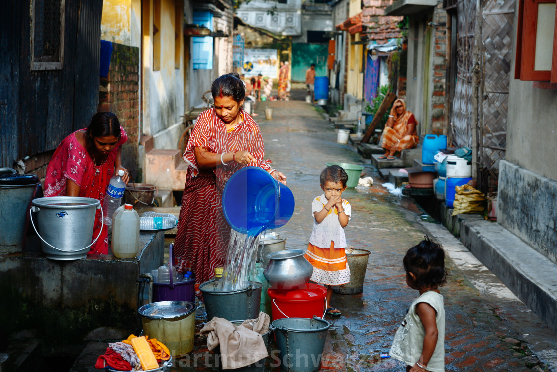 "Street Photography in Kolkata" stock image