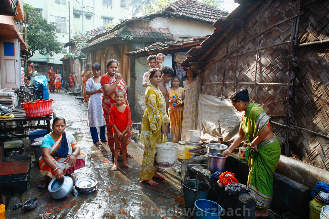 "Street Photography in Kolkata" stock image