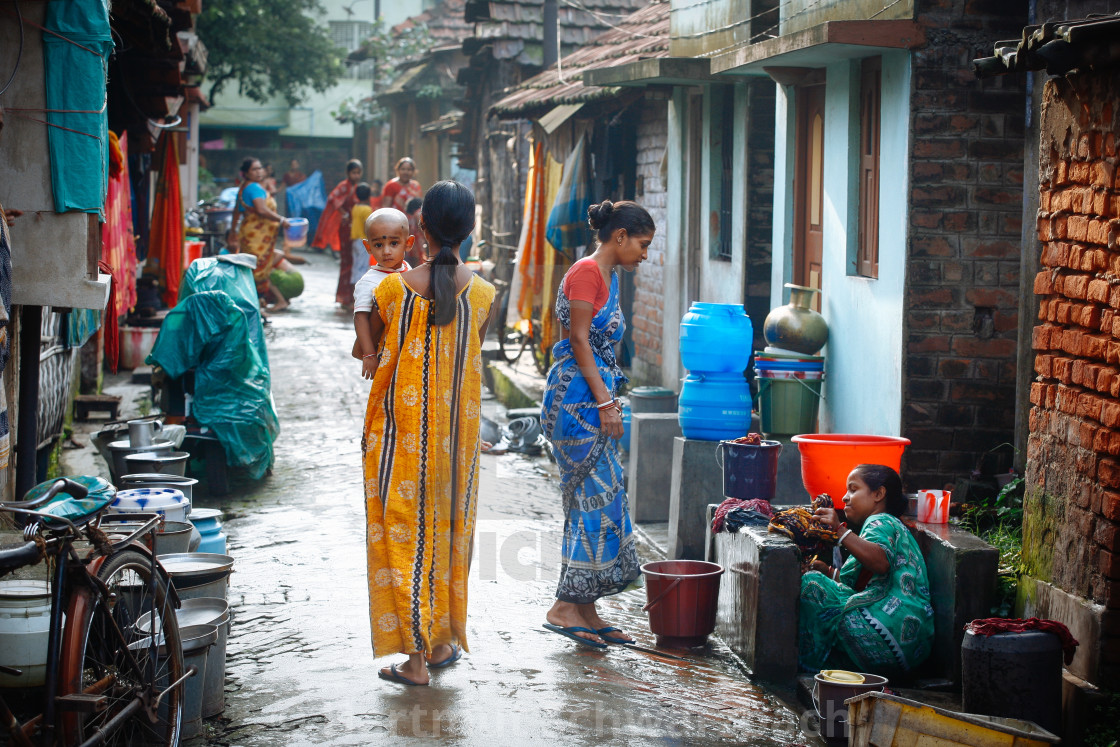 "Street Photography in Kolkata" stock image