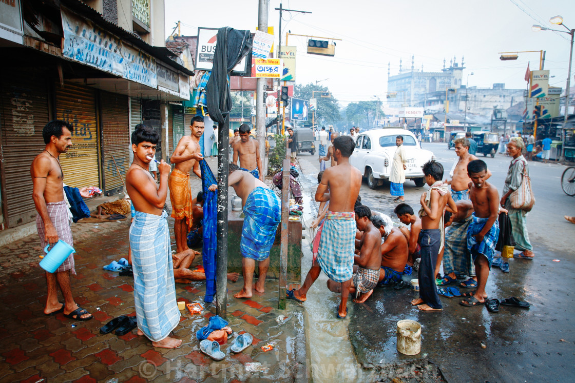 "Street Photography in Kolkata" stock image